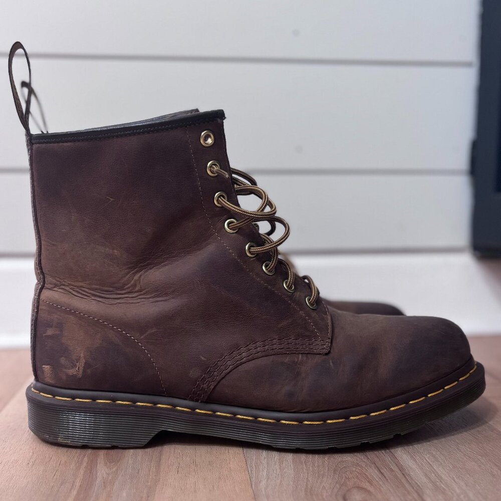 Dr. Marten Lace Up Boots, Brown, Mens